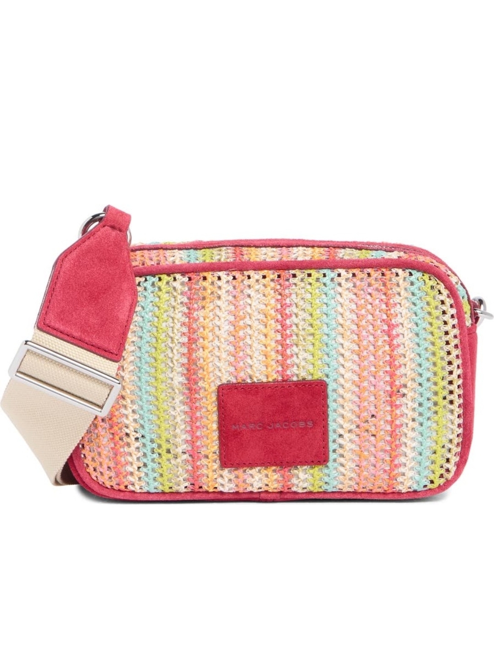 Marc Jacobs Multicolor Crochet Crossbody Bag in Pink